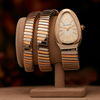 BVLGARI Serpenti Tubogas 103070 – Two-Tone Stainless Steel & Rose Finish Women's Watch