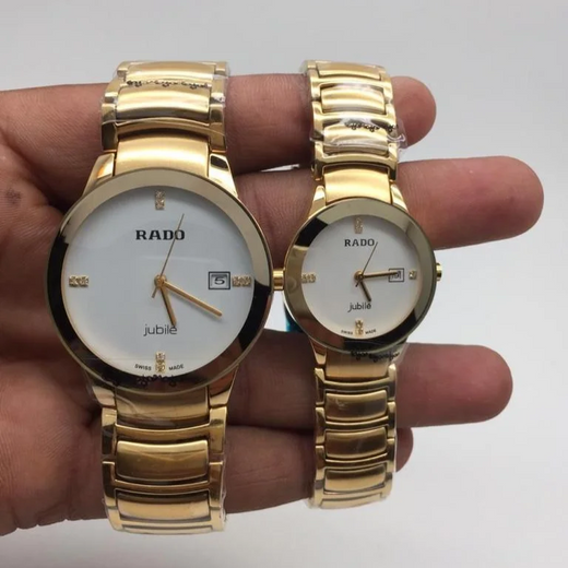 Rado Centrix Jubile Golden Couple Watch Set