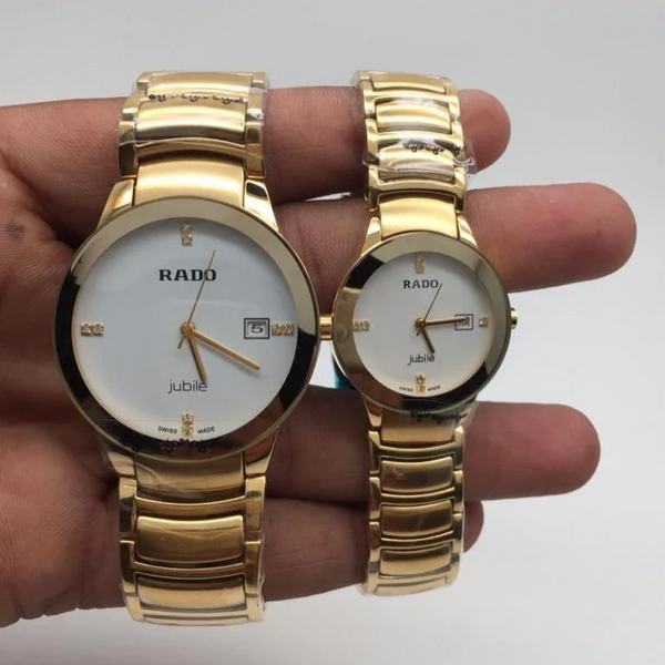 Rado Centrix Jubile Golden Couple Watch Set