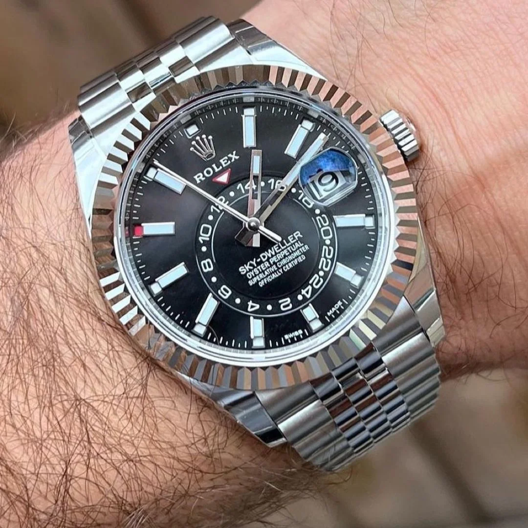 Rolex Sky-Dweller Black Dial Oyster Watch